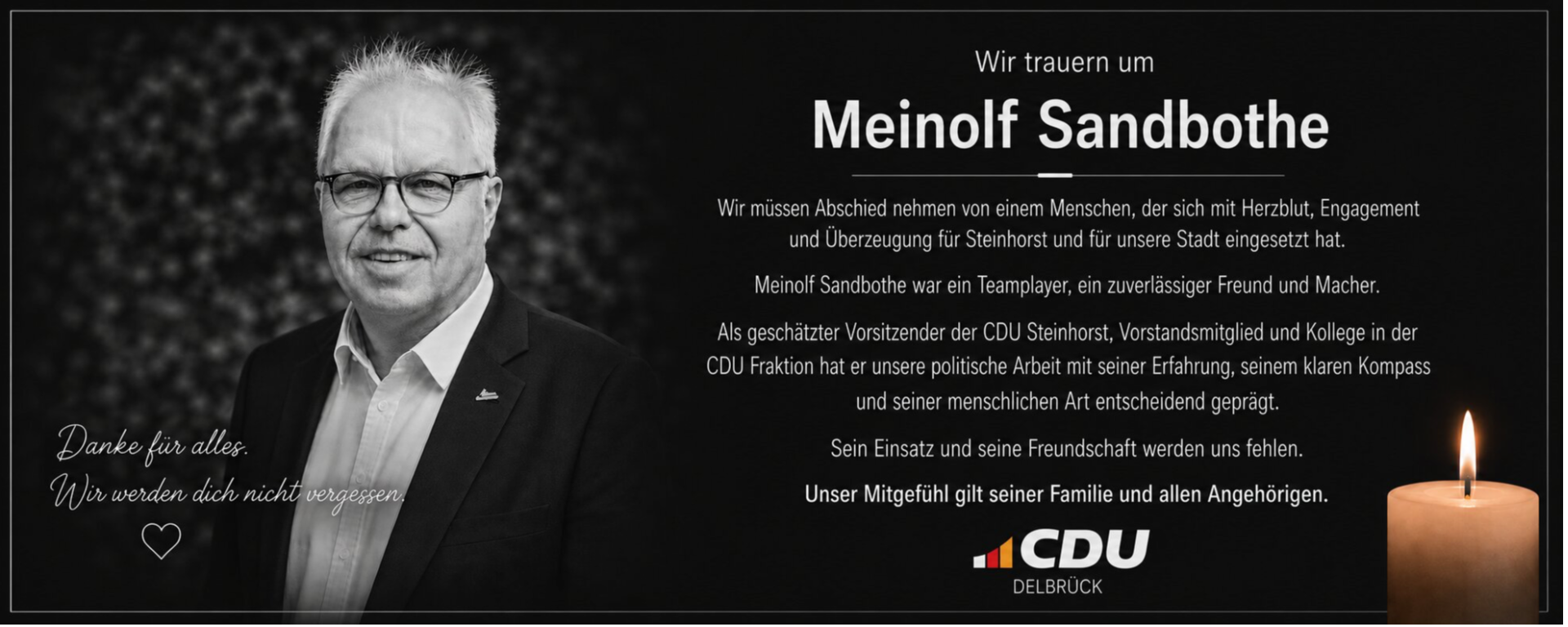 Wir trauern